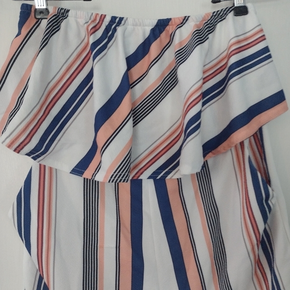 Ecowish Women's Off Shoulder Strapless Romper - Picture 6 of 7